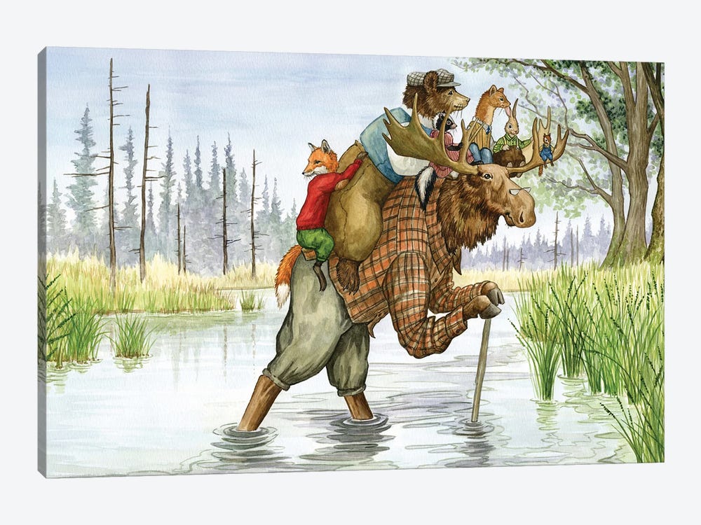 Through The Forbidden Marsh by Astrid Sheckels 1-piece Canvas Wall Art