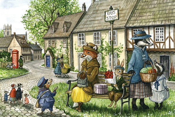 Rodents: Waiting For The Bus by Astrid Sheckels