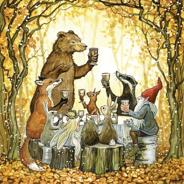 Illustrations: Autumn Feast by Astrid Sheckels