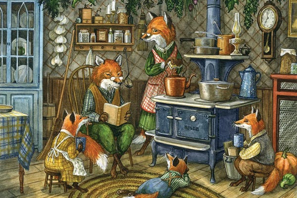 Children's Illustrations: Stories By The Stove by Astrid Sheckels