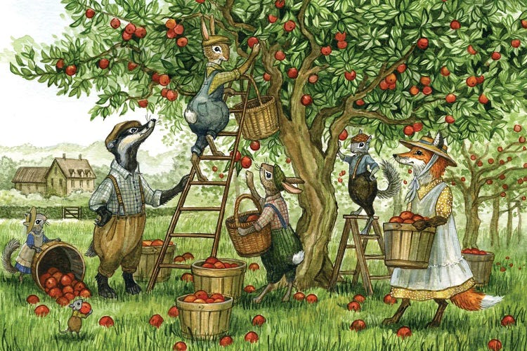 Orchard Harvest by Astrid Sheckels wall art