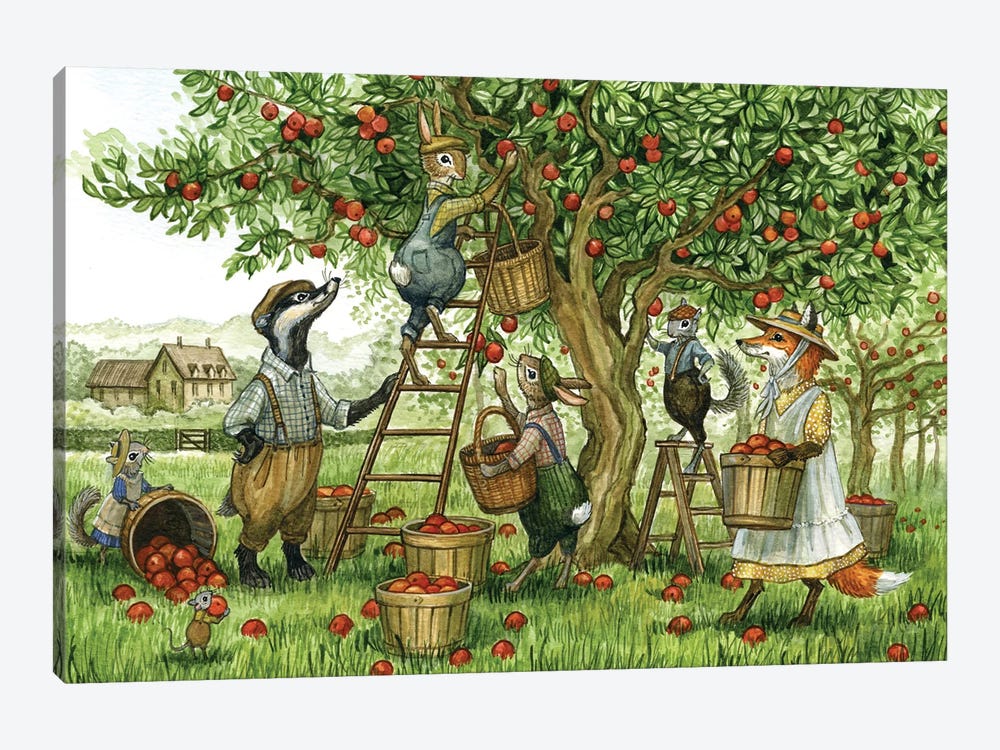 Orchard Harvest by Astrid Sheckels 1-piece Canvas Artwork