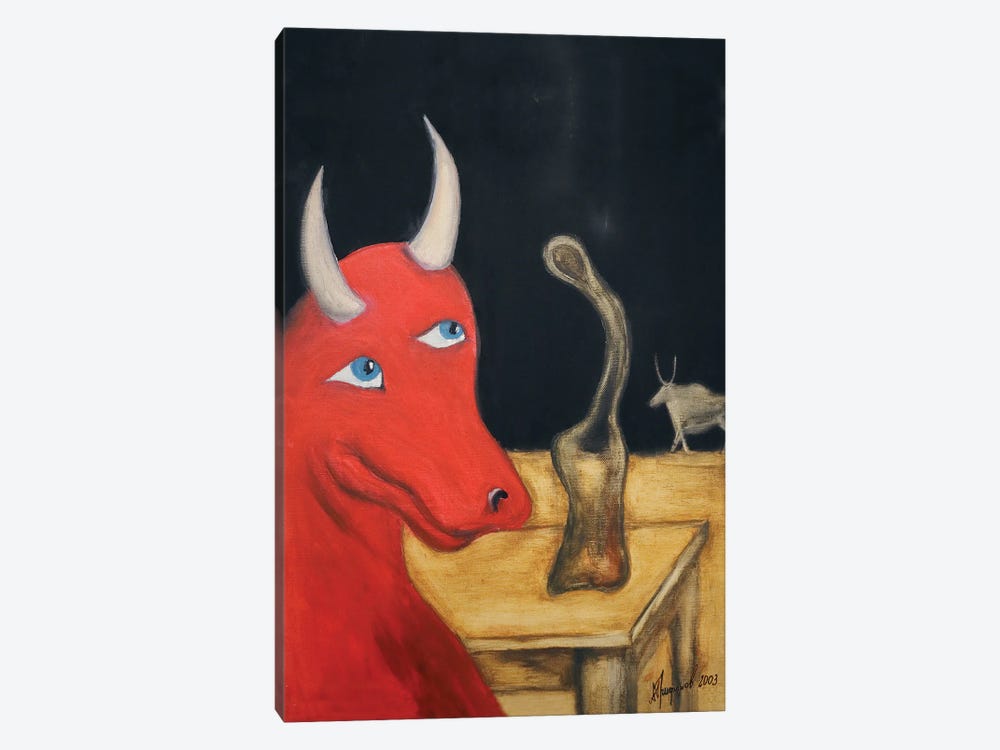 Smile Of Red Bull by Alexander Trifonov 1-piece Canvas Artwork