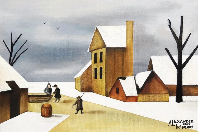 Haarlem In Winter by Alexander Trifonov wall art