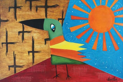 Golden Bird by Alexander Trifonov framed wall art