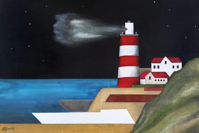 The Lighthouse by Alexander Trifonov framed wall art