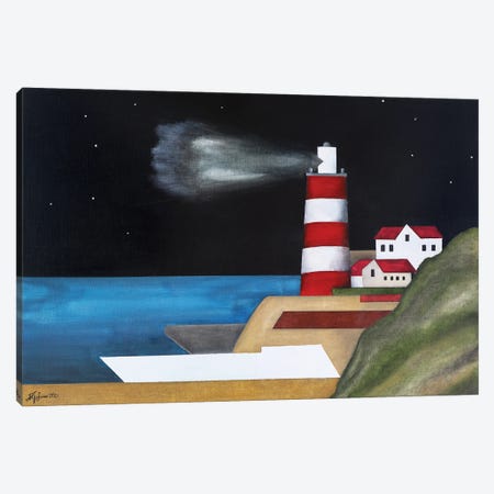 The Lighthouse Canvas Print #ATF112} by Alexander Trifonov Canvas Wall Art