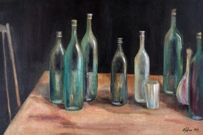 Battery Of Bottles by Alexander Trifonov framed wall art
