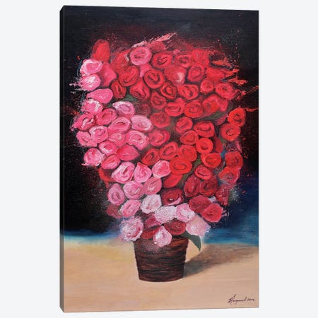 Red Roses Canvas Print #ATF116} by Alexander Trifonov Canvas Print
