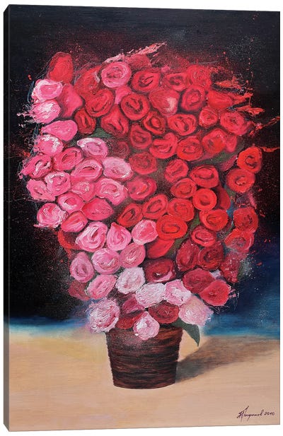 Red Roses Canvas Art Print