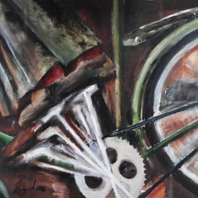 Bicyclist by Alexander Trifonov wall art