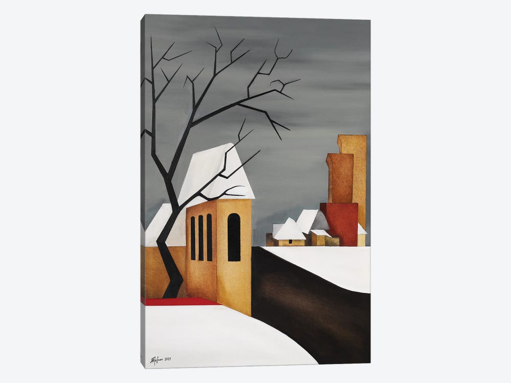 Winter Tilburg by Alexander Trifonov 1-piece Canvas Print