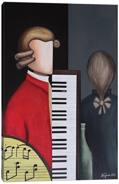 Mozart And Salieri Canvas Art Print - Alexander Trifonov
