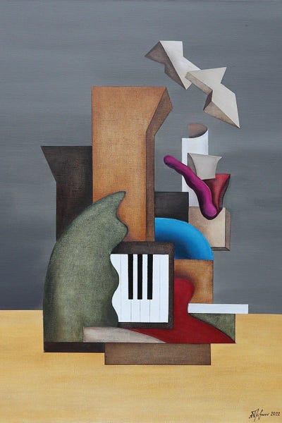 Musical Composition by Alexander Trifonov framed wall art