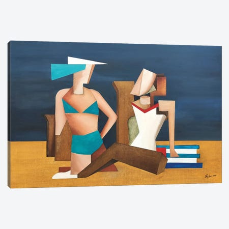 On The Beach Two Canvas Print #ATF15} by Alexander Trifonov Art Print