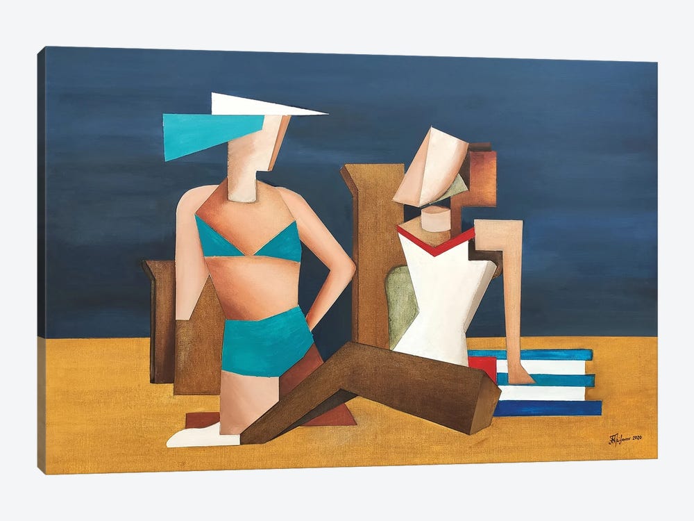 On The Beach Two by Alexander Trifonov 1-piece Canvas Art