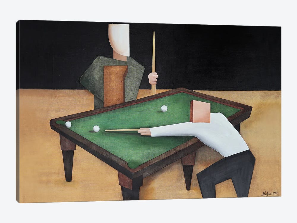 Billiard Club by Alexander Trifonov 1-piece Canvas Art