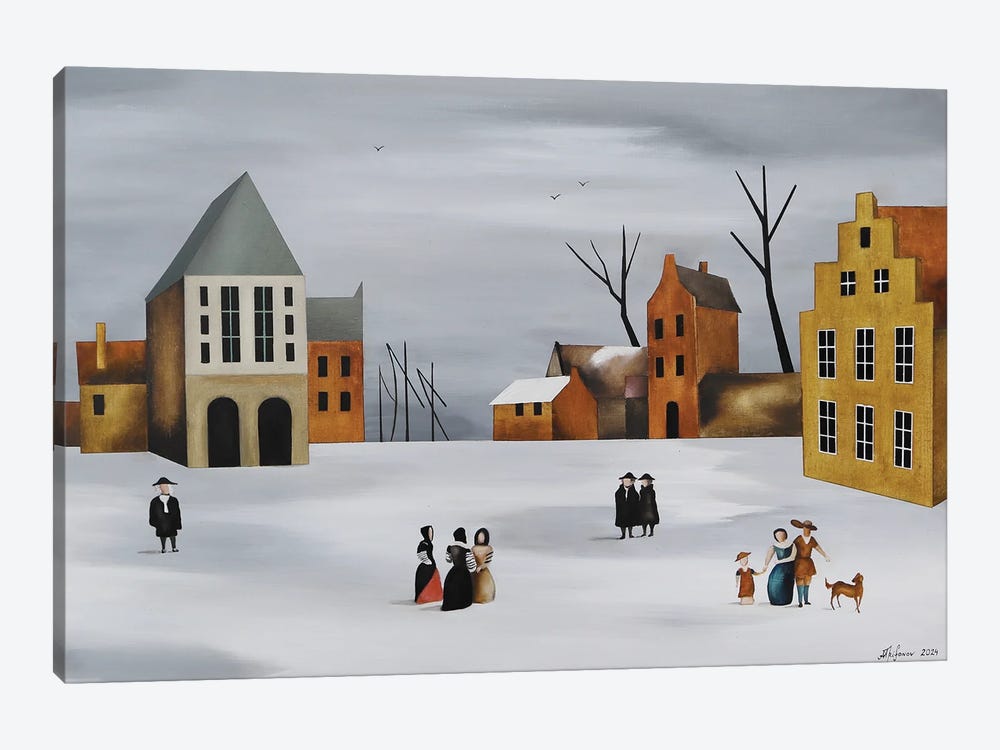 On The Main Square by Alexander Trifonov 1-piece Canvas Wall Art