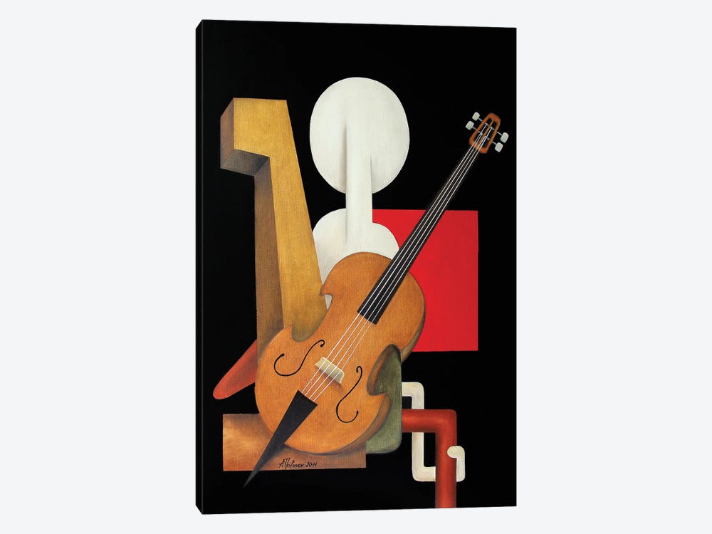 Violoncelliste by Alexander Trifonov 1-piece Canvas Wall Art