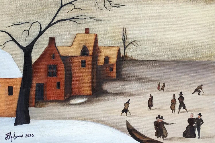 On The Frozen Lake by Alexander Trifonov wall art