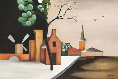 The Last Snow by Alexander Trifonov metal wall art