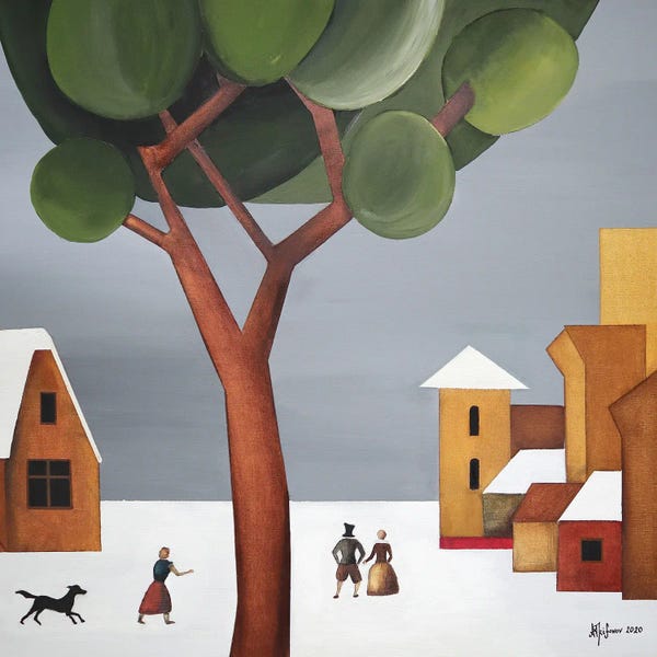 Fine Art Meets Folk: Time Of Winter by Alexander Trifonov