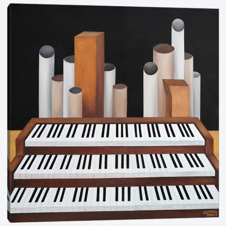 Organ Canvas Print #ATF37} by Alexander Trifonov Canvas Print
