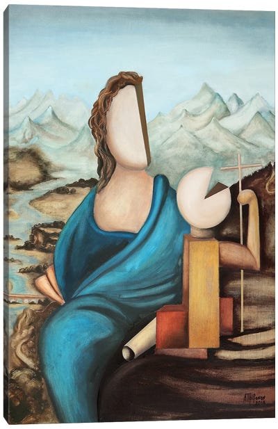 Madonna Of The Yarnwinder Canvas Art Print - Virgin Mary