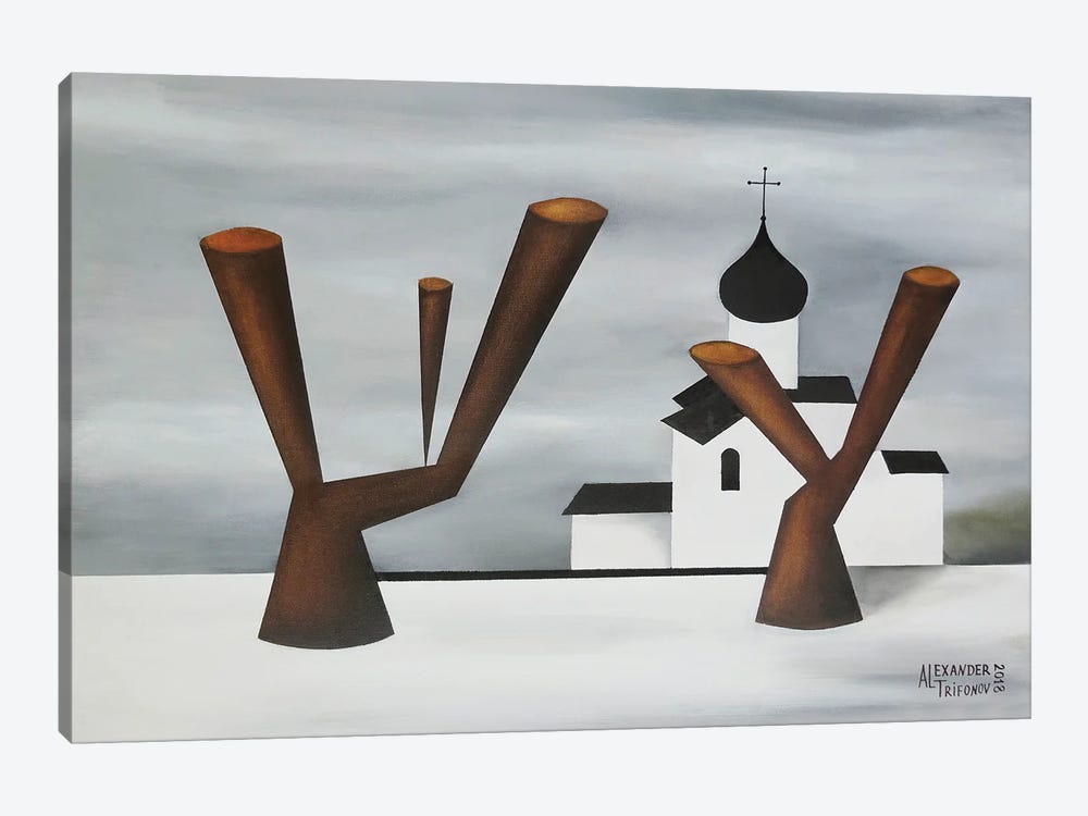 The Russian Landscape by Alexander Trifonov 1-piece Canvas Artwork