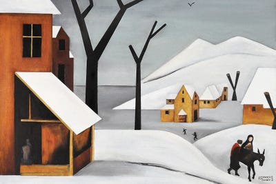 Flight Into Egypt by Alexander Trifonov framed canvas print