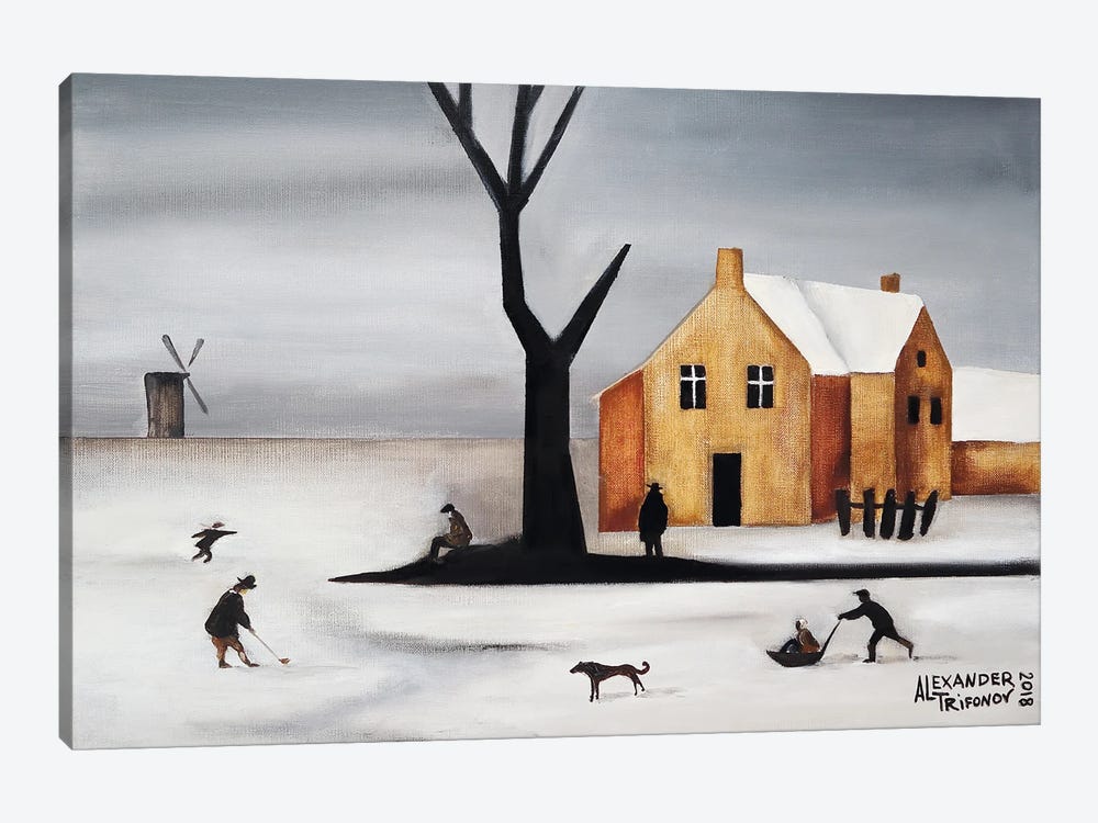 The Mill by Alexander Trifonov 1-piece Canvas Wall Art