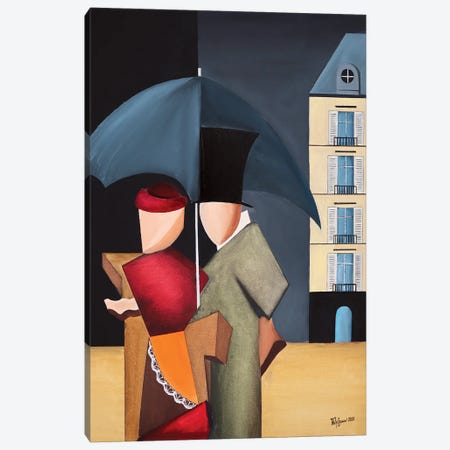 Rainy Day In Paris Canvas Print #ATF60} by Alexander Trifonov Canvas Print