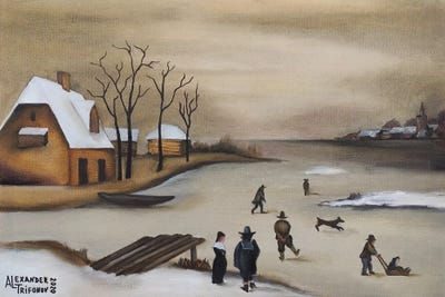 On The River II by Alexander Trifonov metal wall art