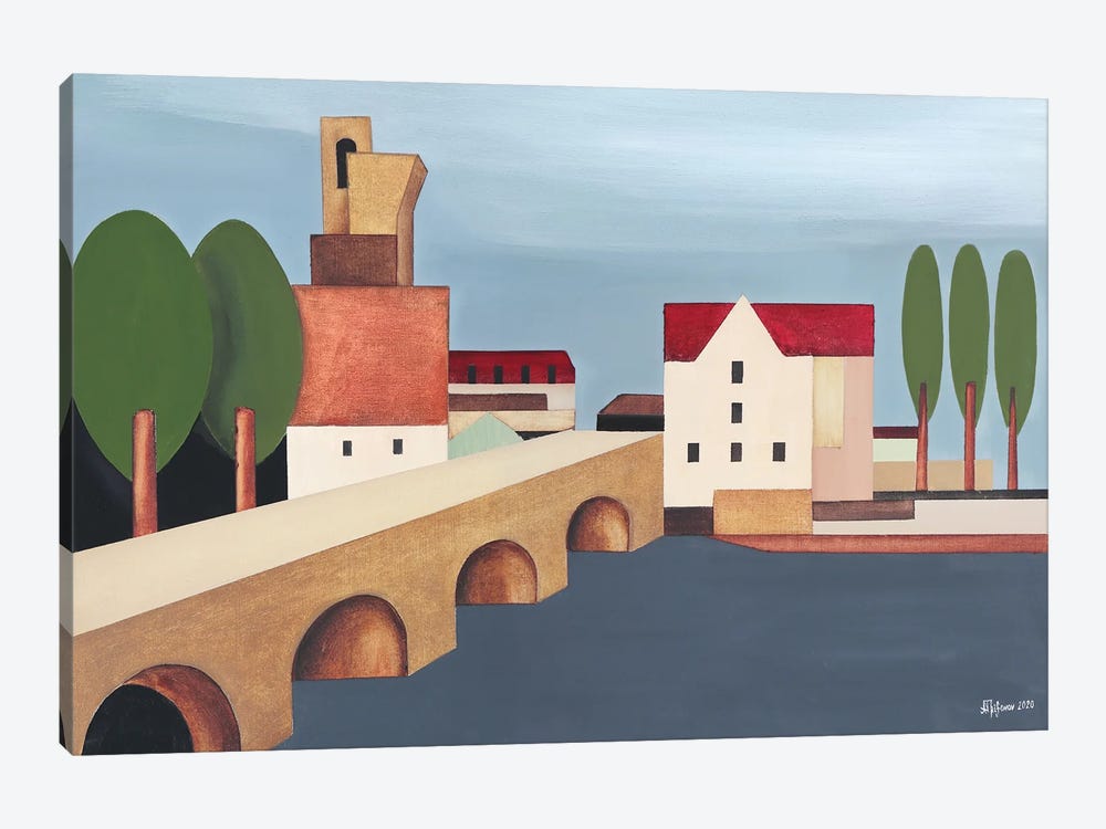 The French Bridge II by Alexander Trifonov 1-piece Canvas Art