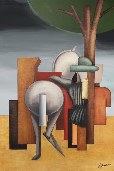 Rider by Alexander Trifonov framed wall art