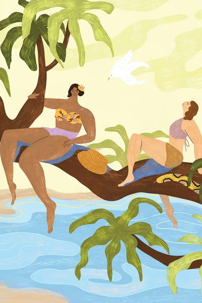 Sharing A Tree by Arty Guava metal wall art