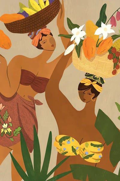 Indian Décor: Oops I Drop My Papaya by Arty Guava