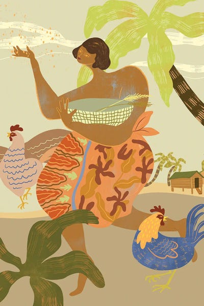 Indian Décor: Morning Ritual by Arty Guava