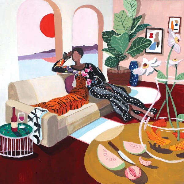 Interiors: Tiger Queen by Arty Guava