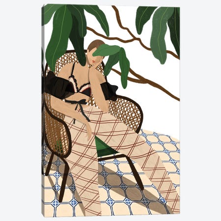 Lounging Canvas Print #ATG27} by Arty Guava Canvas Print