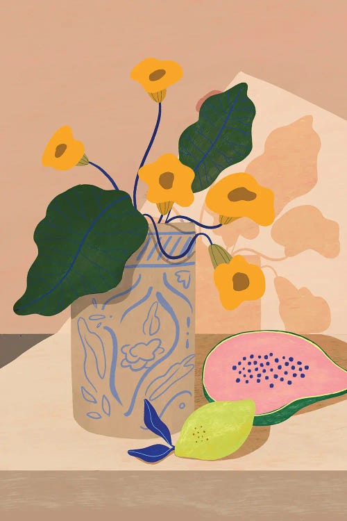 Lemon And Papaya by Arty Guava wall art