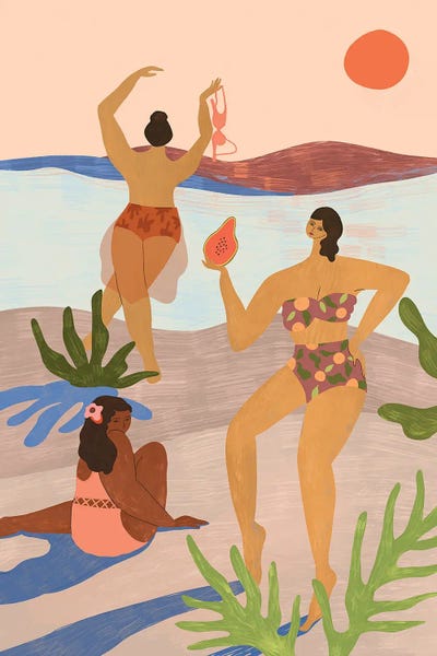 Entanglements: Day At The Beach by Arty Guava