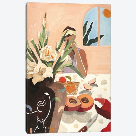 Brunch Canvas Print #ATG56} by Arty Guava Canvas Art