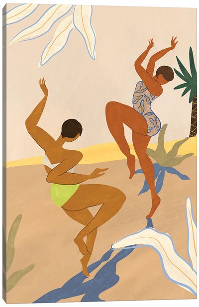 Summer Dance Canvas Art Print - Arty Guava
