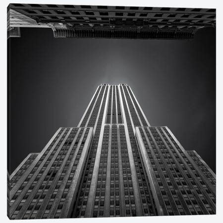 Empire State Building Canvas Print #ATH5} by Ahmed Thabet Art Print