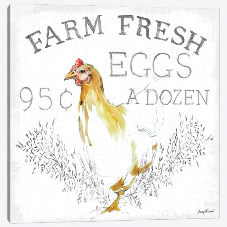 Farm Fresh enamel Canvas Print #ATI27} by Avery Tillmon Canvas Print