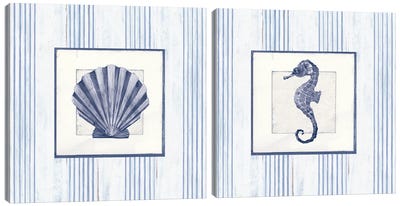 Sanibel Shell Diptych Canvas Art Print - Avery Tillmon