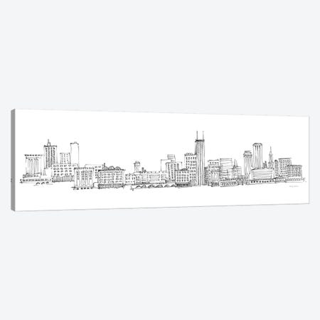 Chicago Skyline Canvas Print #ATI30} by Avery Tillmon Canvas Art Print