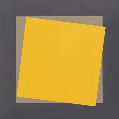 Geo Natural Core Yellow by Avery Tillmon art print