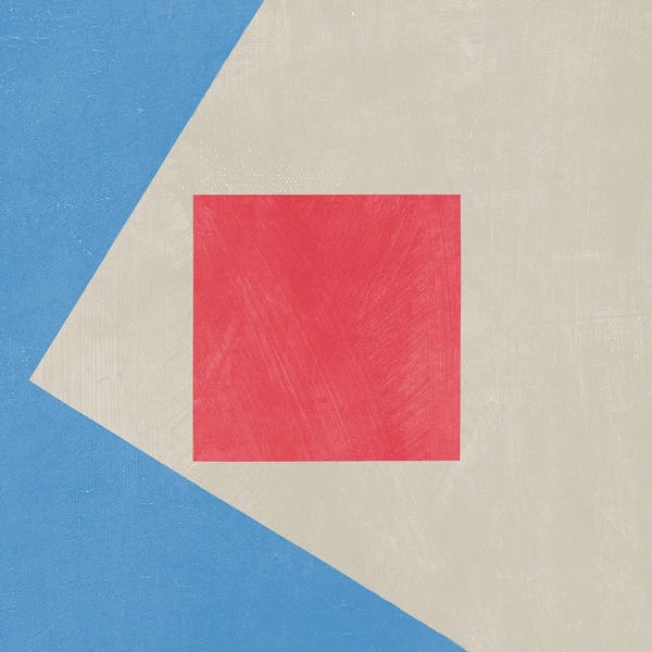 Avery Tillmon: Azure Blue Silk Abstract I by Avery Tillmon